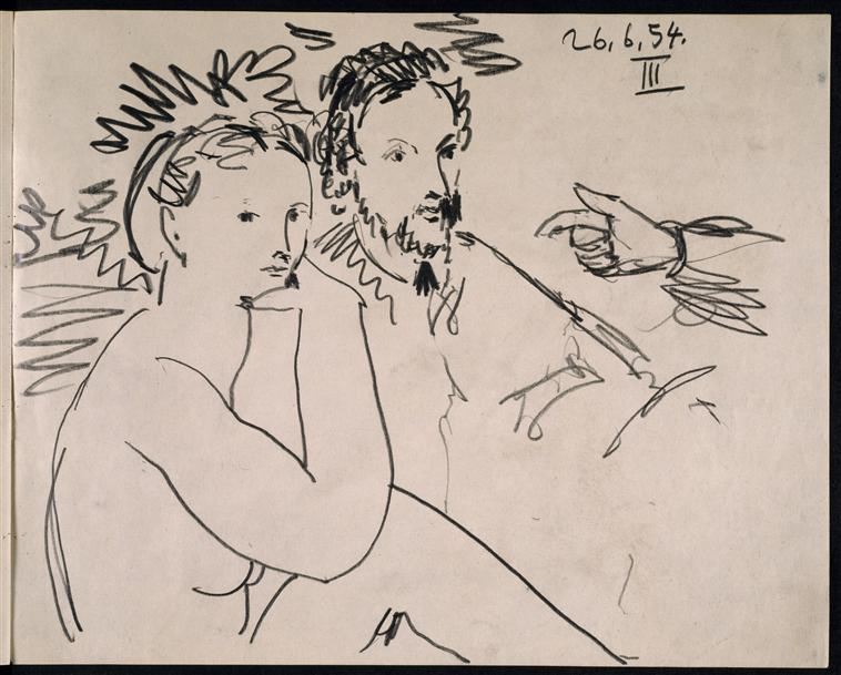 Picasso - Carnet n° 50 - "Carnet de dessins des années cinquante" - MP1882 - 20-500279