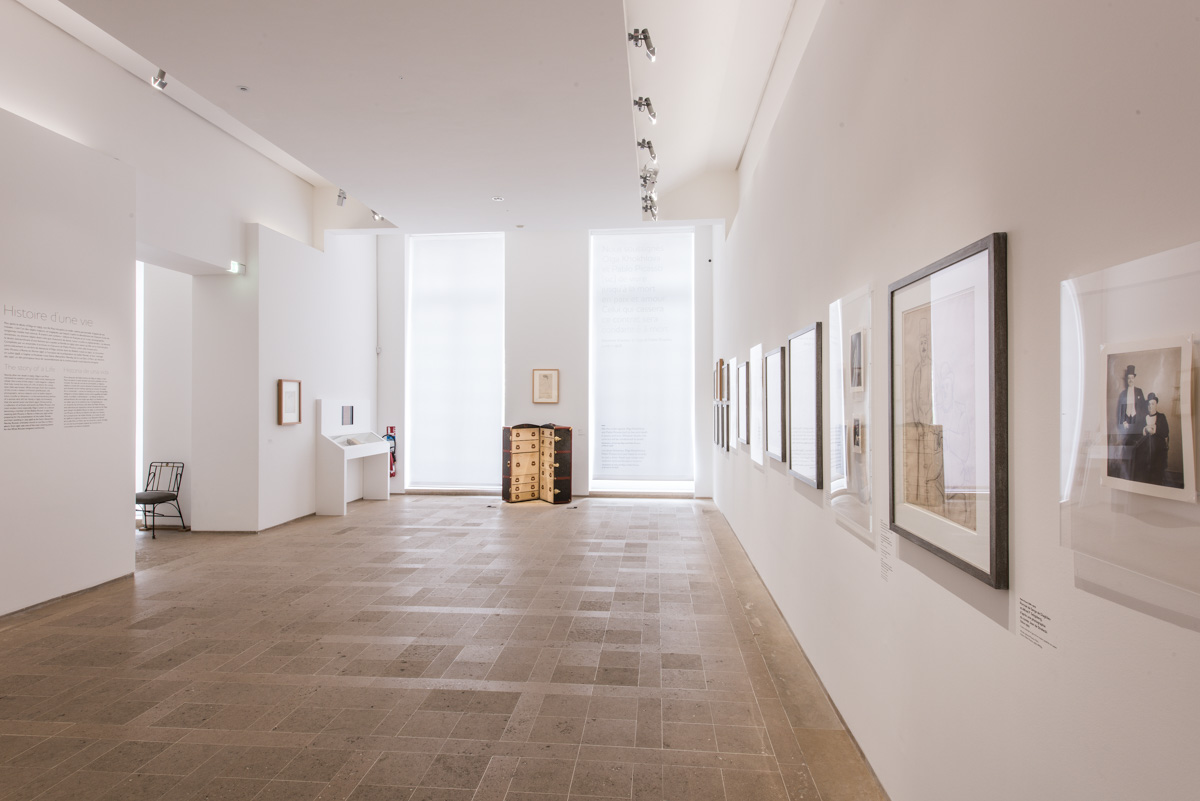Salles de l'exposition Olga Picasso
