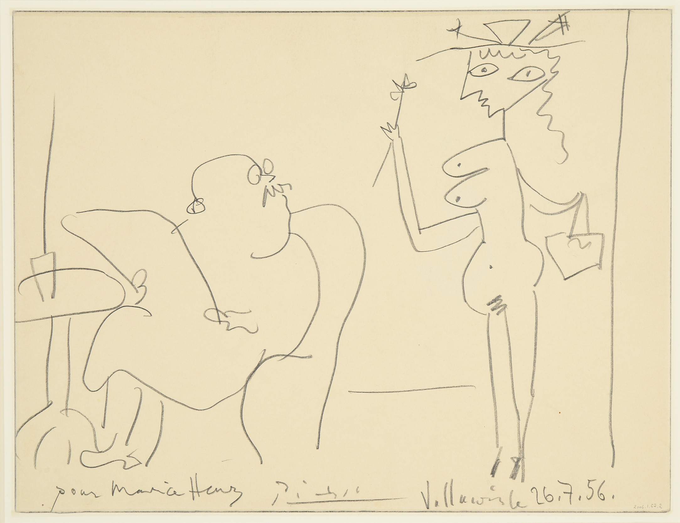 Picasso - Devine chez quel peintre je viens de poser - Musée de Reims