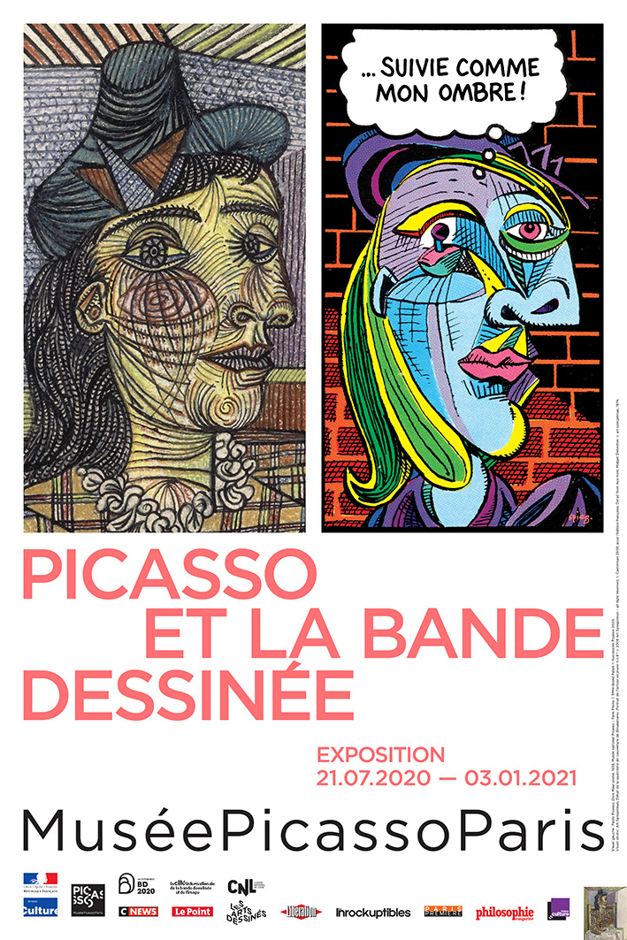 Affiche Picasso et la bande dessinée - Juillet 2020