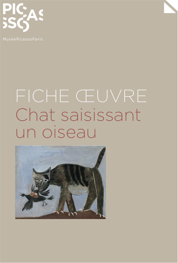 Fiche oeuvre Chat saisissant un oiseau - Picasso