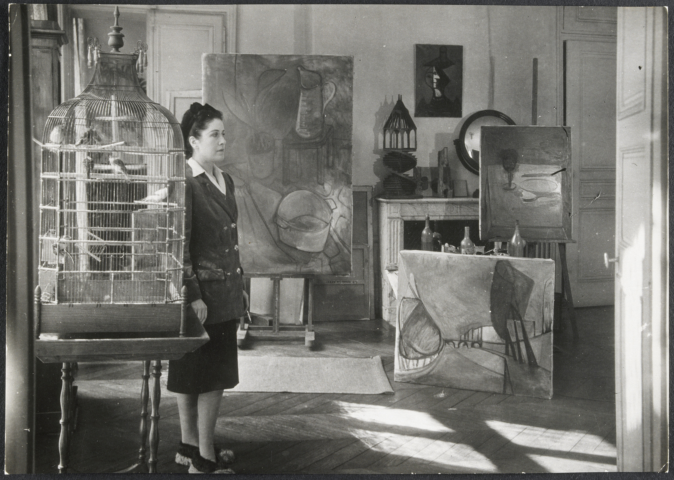 Brassaï - Dora Maar dans son atelier du 6 rue de Savoie, Paris - 20-500319