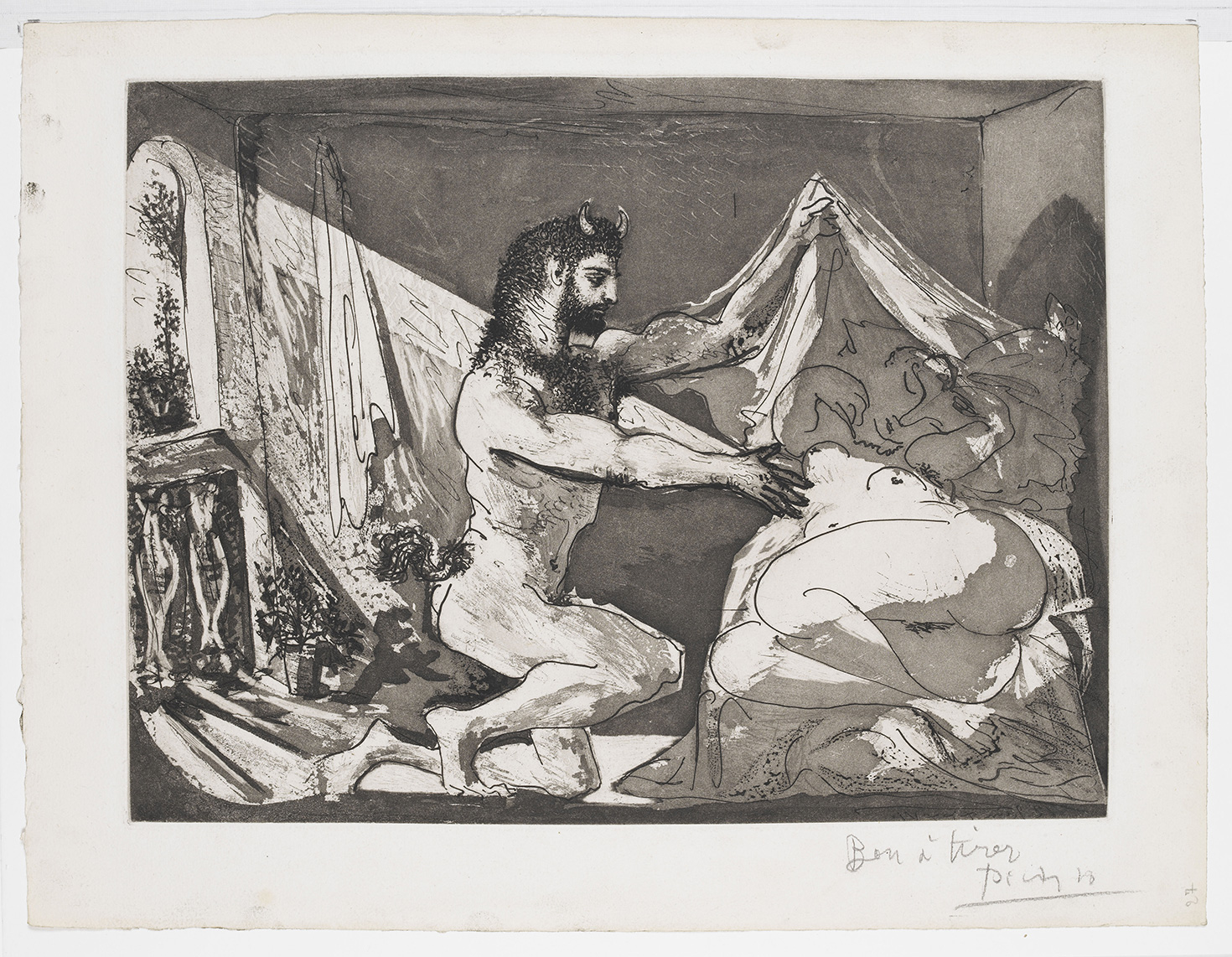 Picasso - Faune dévoilant une femme, VIe état (suite Vollard 27) - MP1982-86 - 07-516260 
