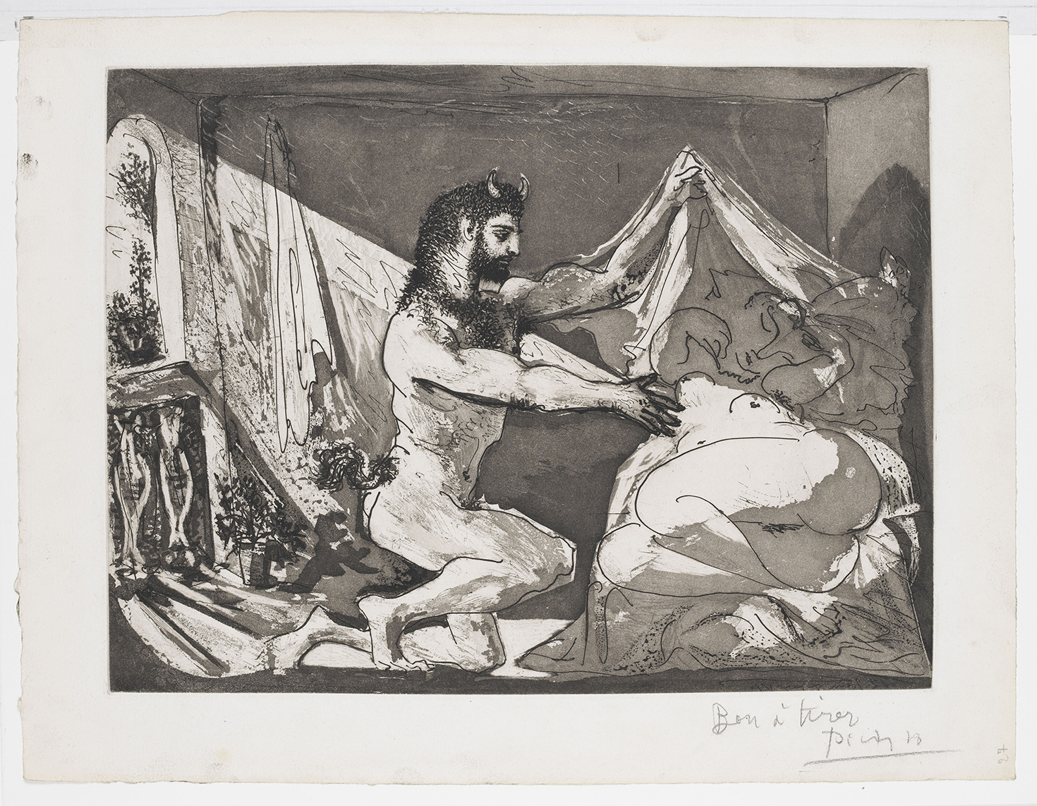 Picasso - Faune dévoilant une femme, VIe état (suite Vollard 27) - MP1982-86 - 07-516260