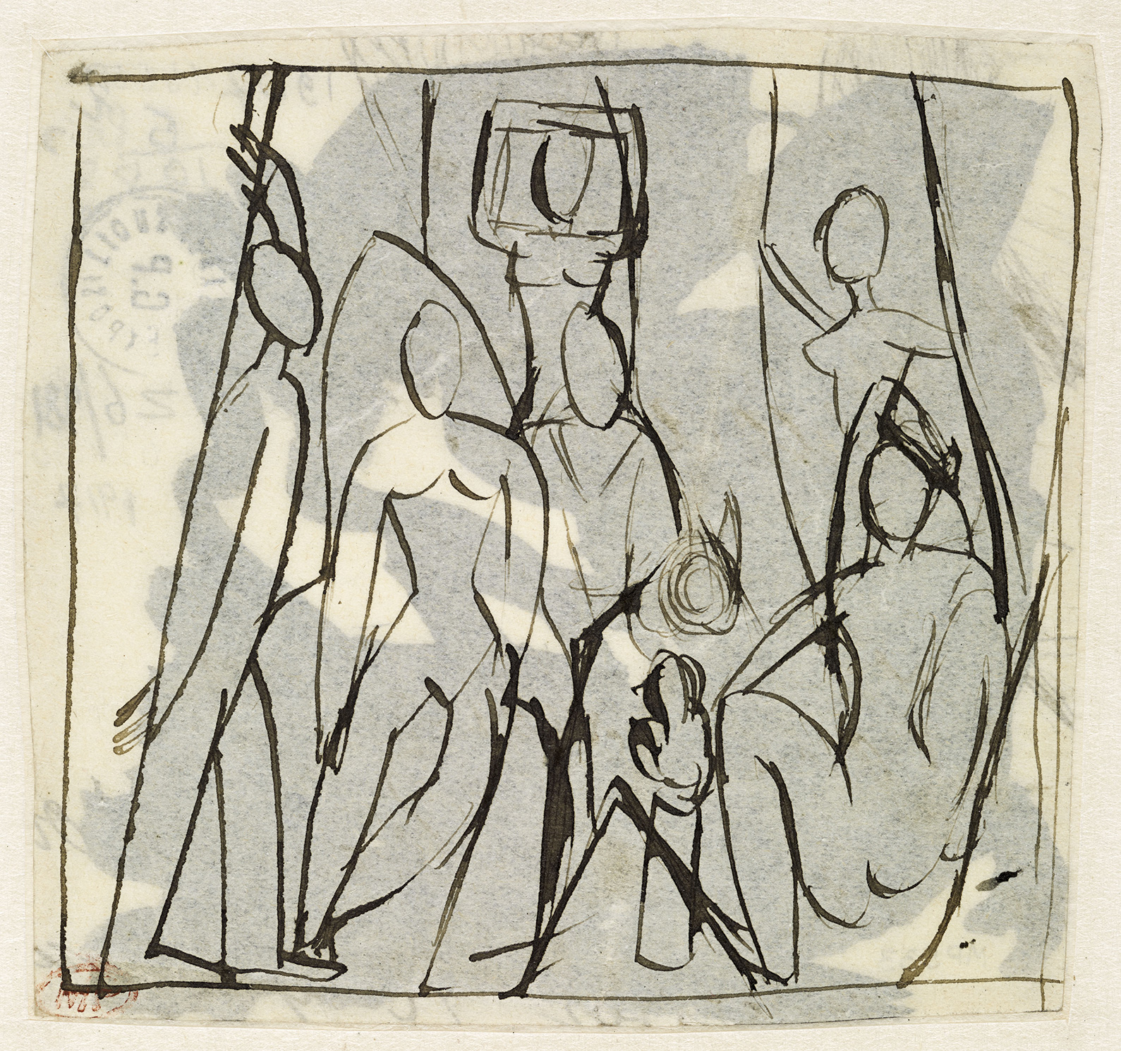 Picasso - Etude pour "Les Demoiselles d'Avignon" - MP533 - 16-537253