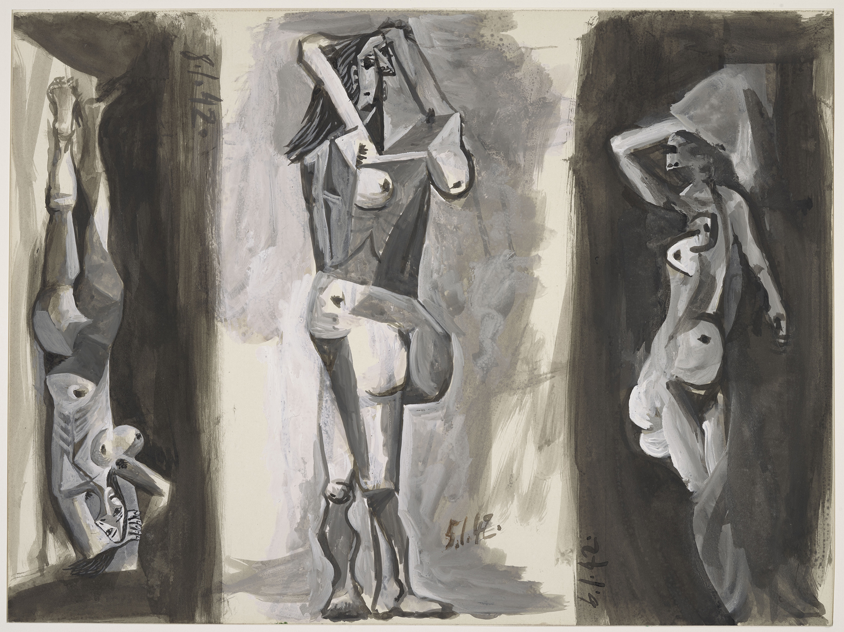 Picasso - Etude pour "L'Aubade" : trois femmes nues - MP1283 - 16-537524