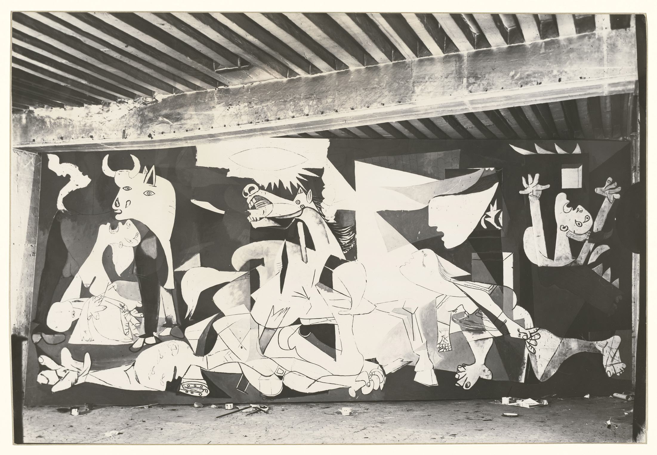 Dora Maar - Huile sur toile "Guernica" en cours d'exécution, état V - MP1998-277 - 16-537952