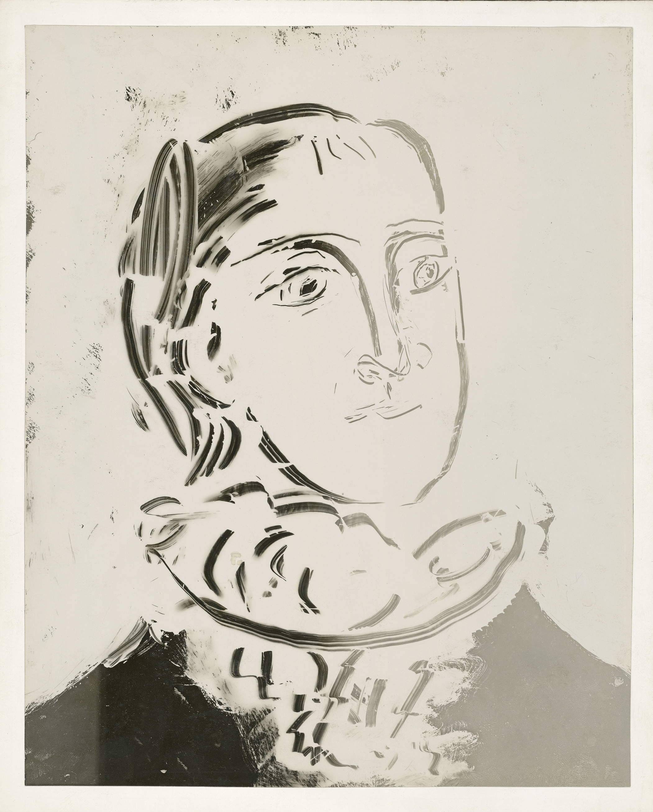 Dora Maar et Pablo Picasso - Portrait de Dora Maar, de trois-quarts, 1er état - MP1998-317 - 16-538473