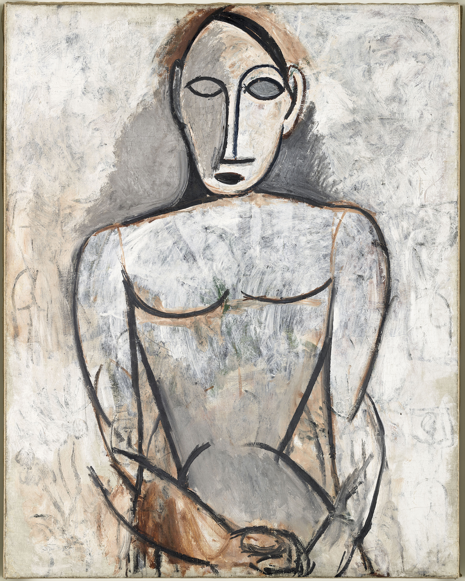 Picasso - Femme aux mains jointes (étude pour "Les Demoiselles d'Avignon") - MP16 - 17-520029