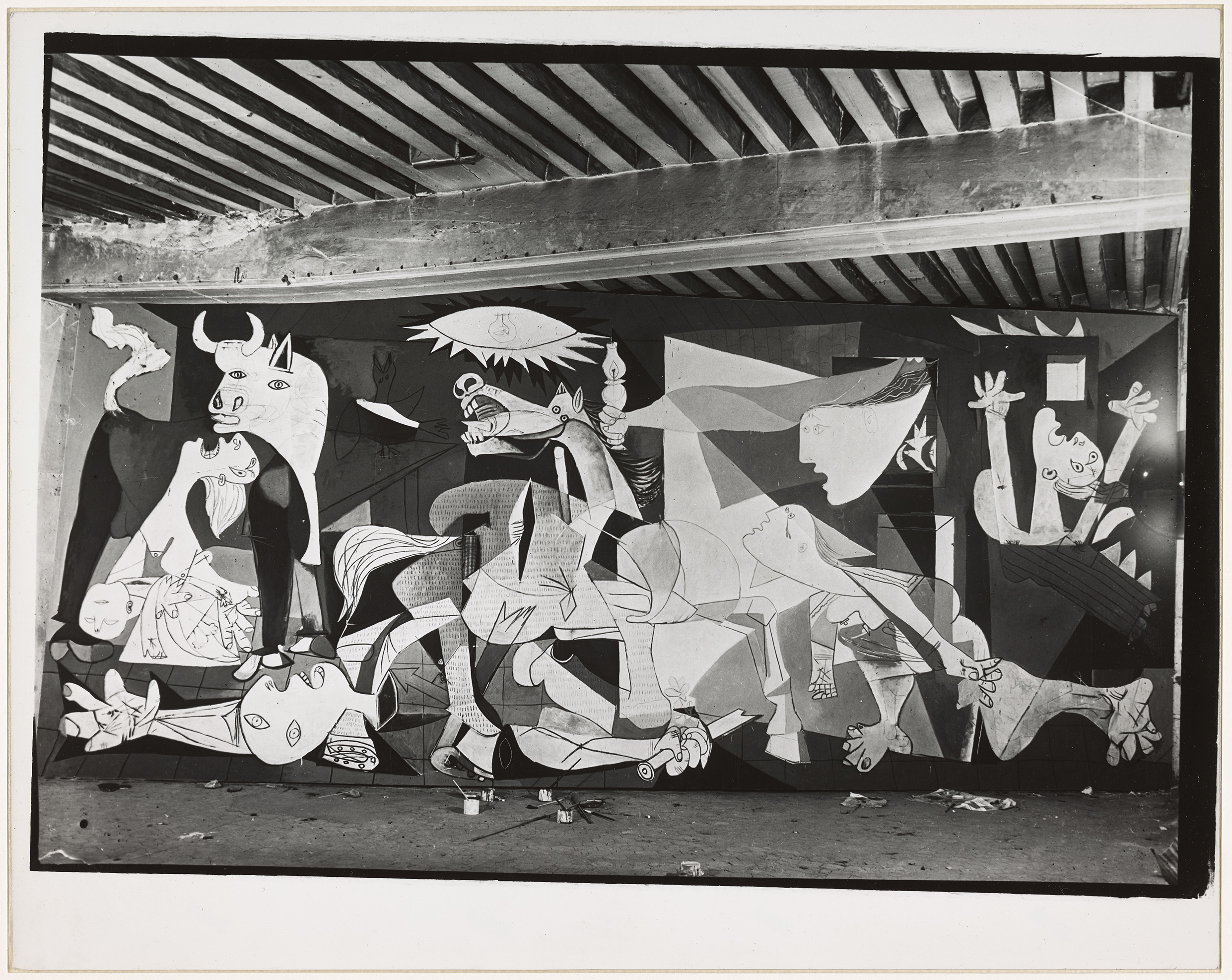 Dora Maar - Huile sur toile "Guernica" en cours d'exécution, état VII - APPH1370 - 17-630055 