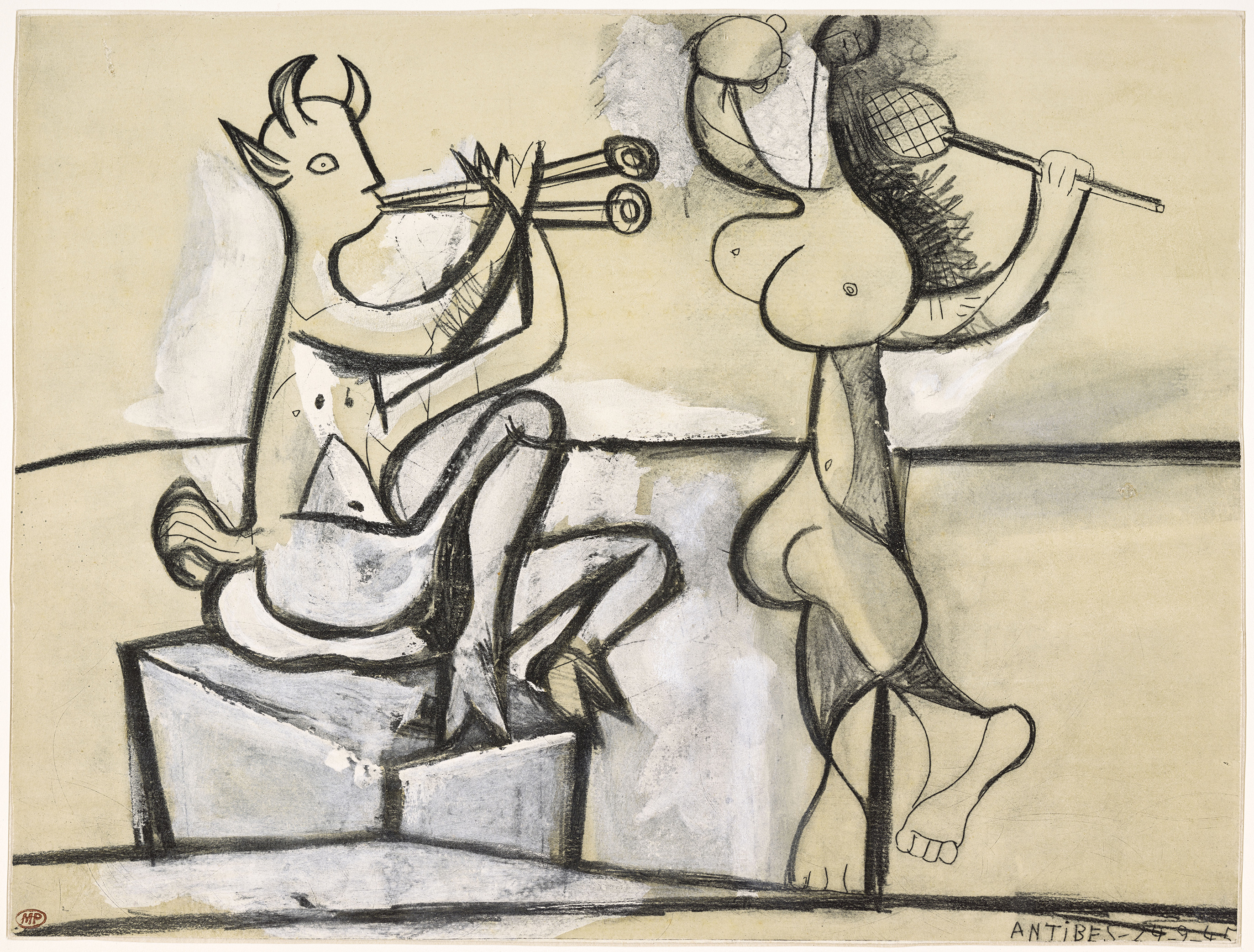 Picasso - Faune musicien et danseuse - MP1338 -17-630067