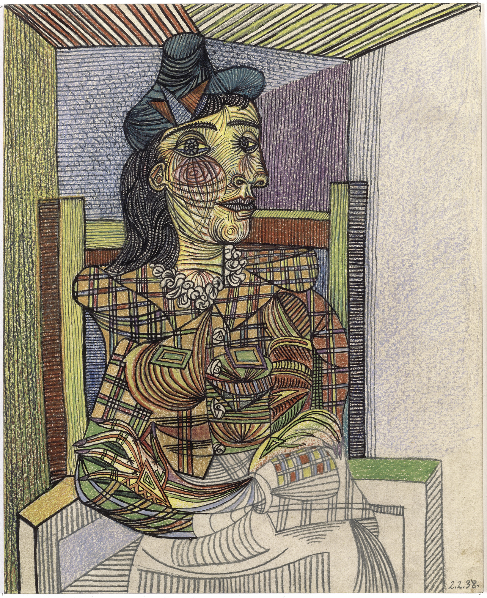 Picasso - Dora Maar assise - MP1201 - 86-001927 