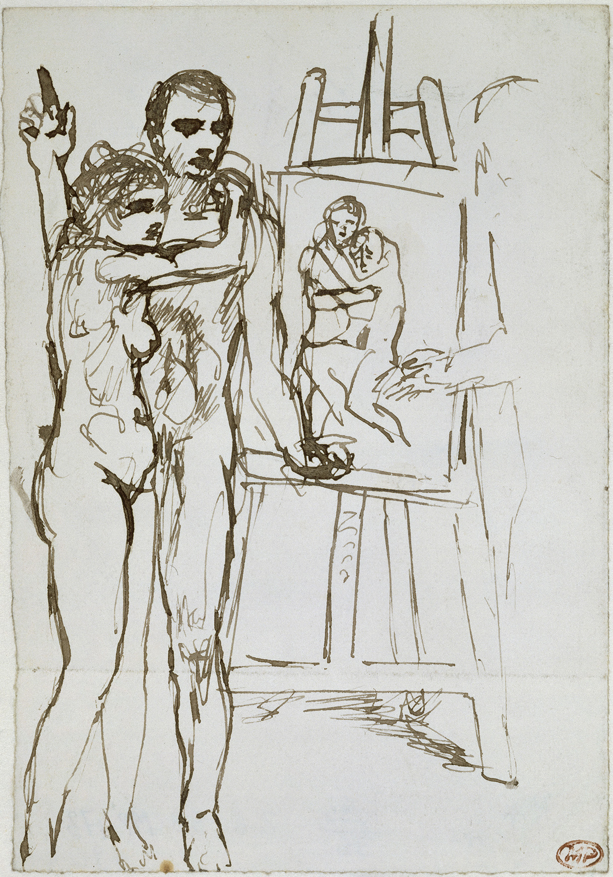 Picasso - Etude pour "La vie" - MP473 - 93-003582