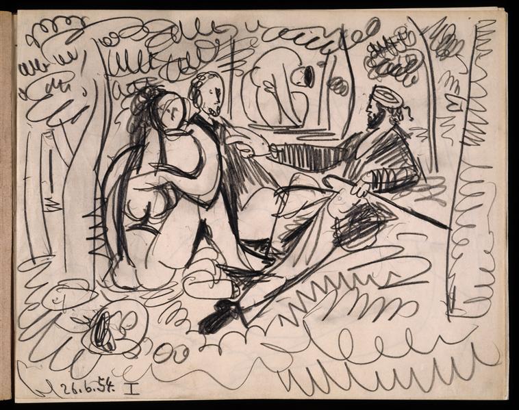 Picasso - Carnet n° 50 - "Carnet de dessins des années cinquante" - MP1882 - 20-500276 