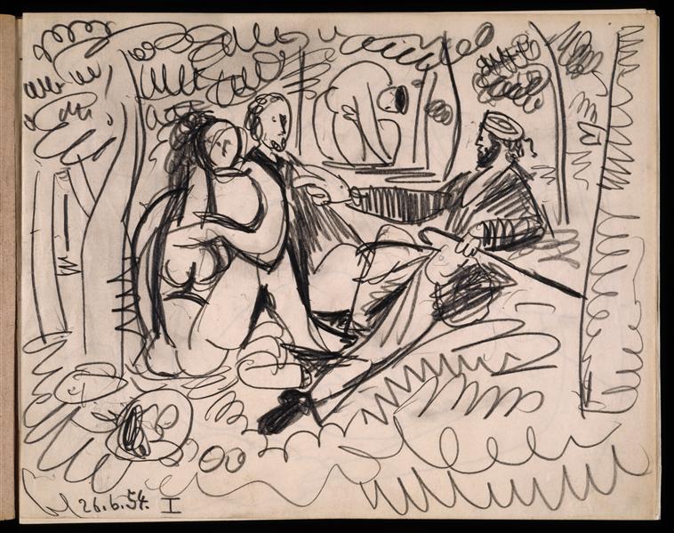 Picasso - Carnet n° 50 - "Carnet de dessins des années cinquante" - MP1882 - 20-500276