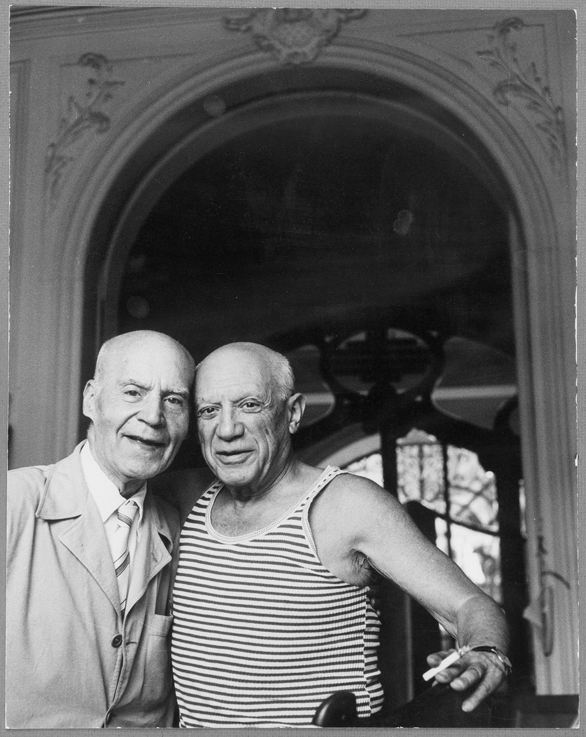 David Douglas Duncan -Picasso et Manuel Pallarès, à la Californie - APPH700 - 95-007576 