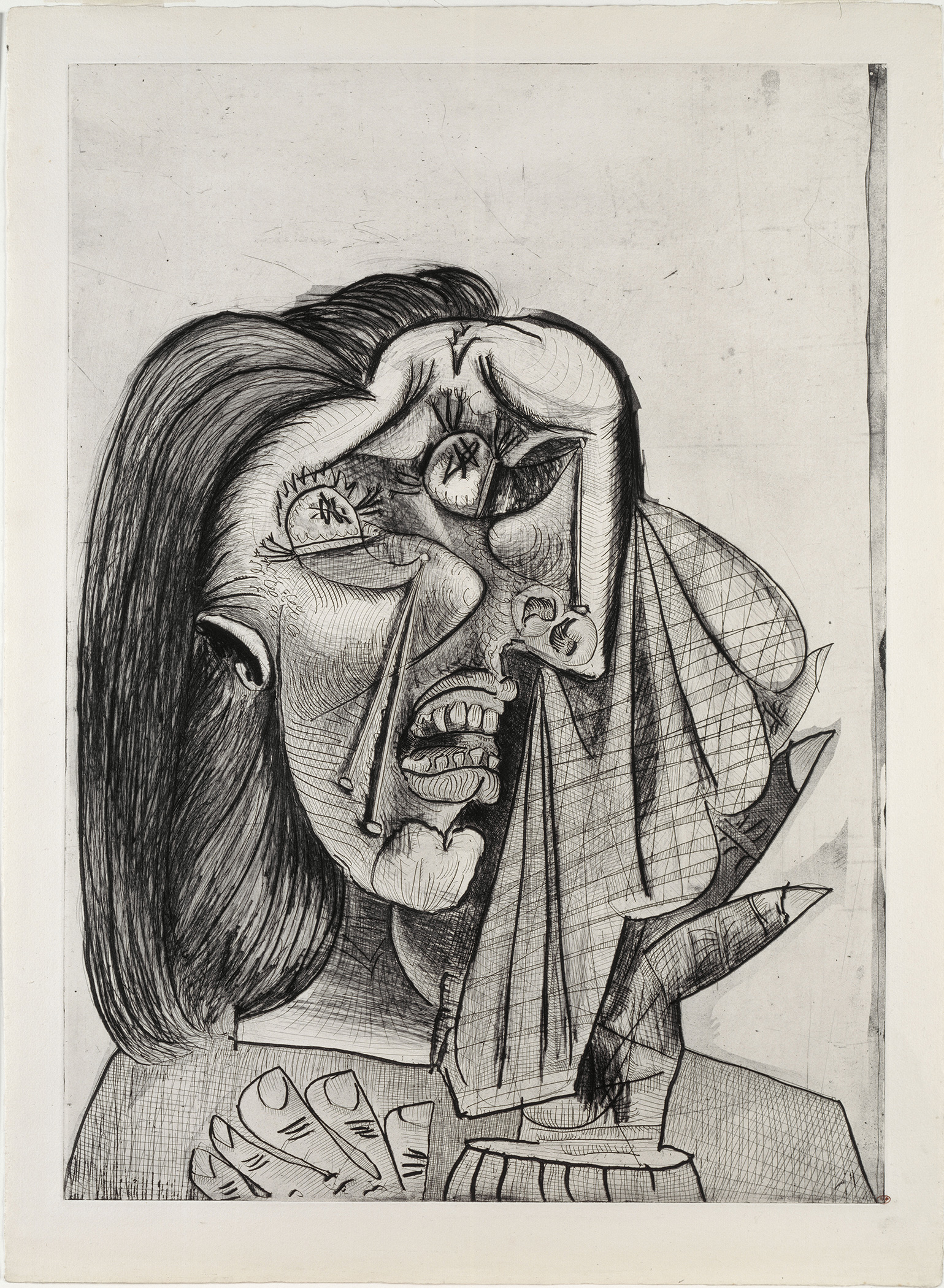 Picasso - La femme qui pleure I, VIIe état - MP2747 - 99-011767