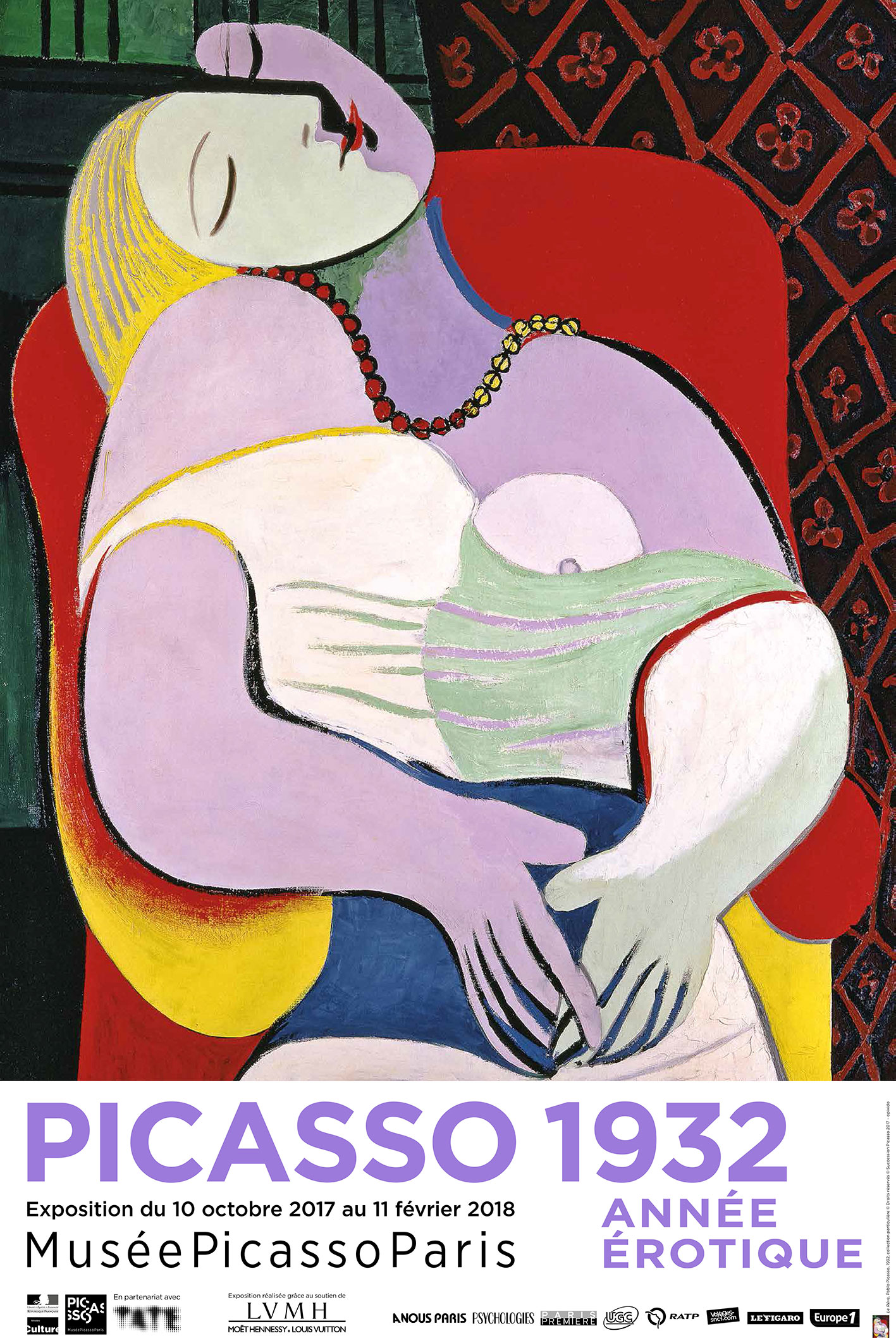 Affiche Picasso 1932. Année érotique 
