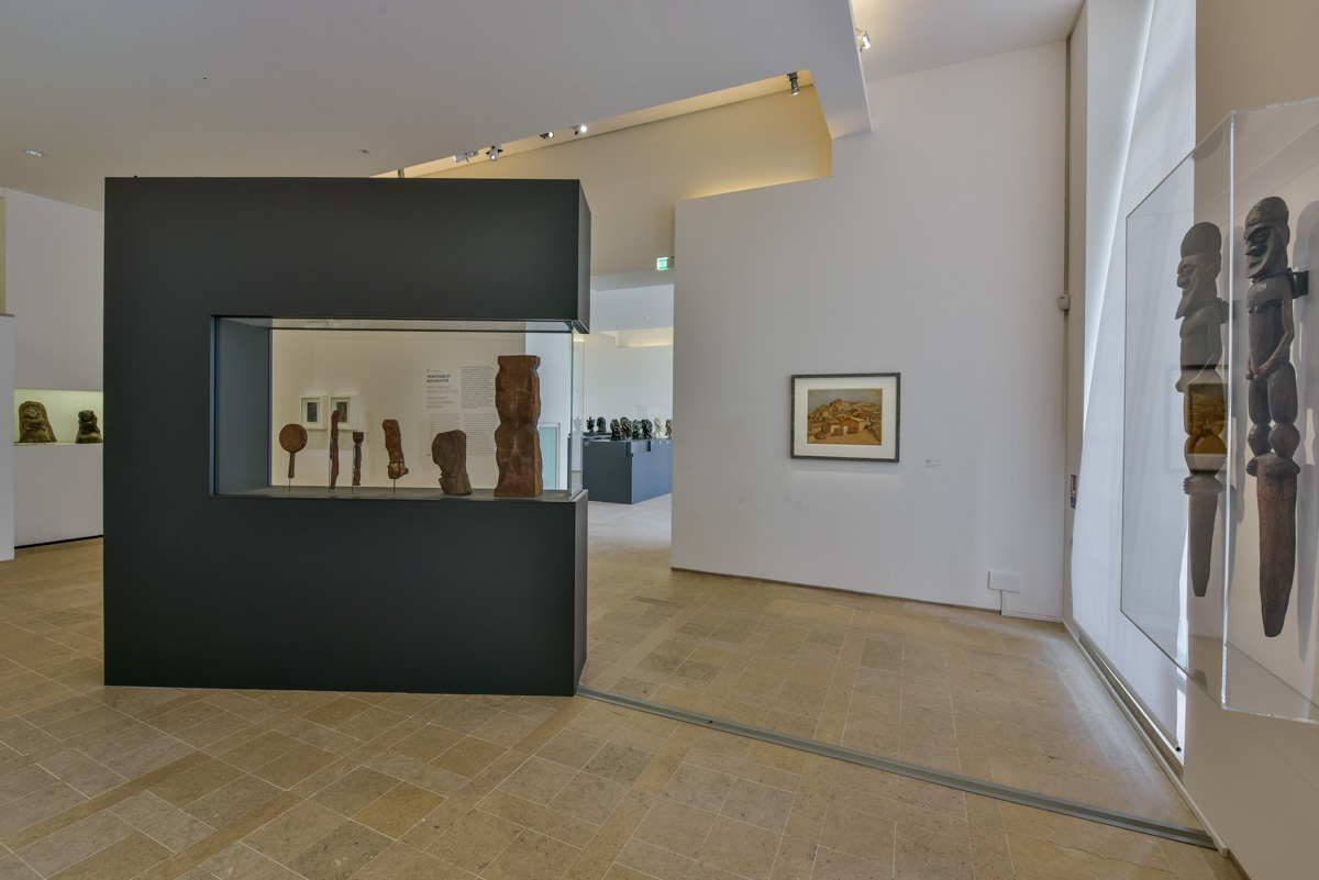 Salles de l'exposition Picasso-Sculptures