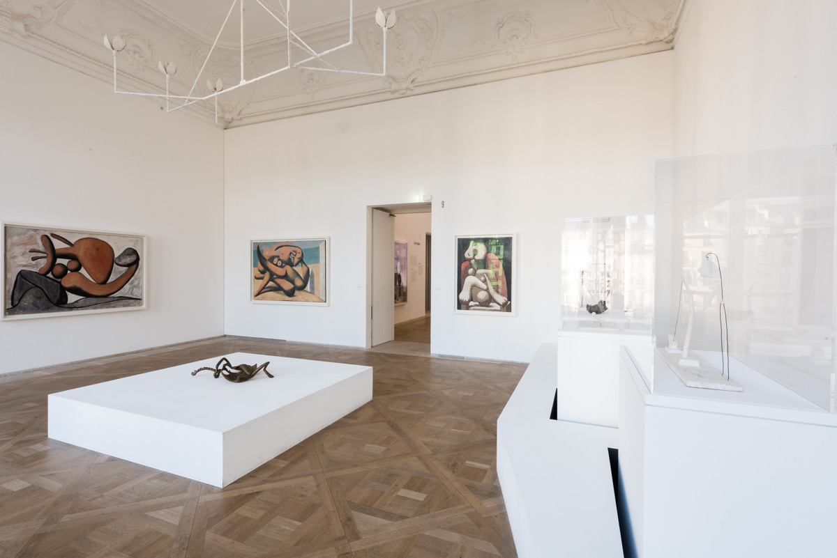 Salles de l'exposition Picasso-Giacometti 