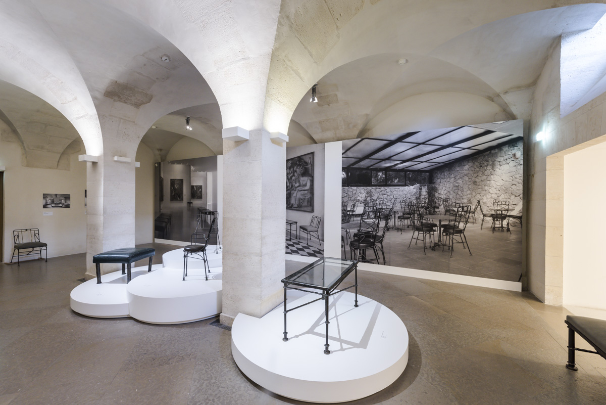 Salles de l'exposition Giacometti au musée Picasso