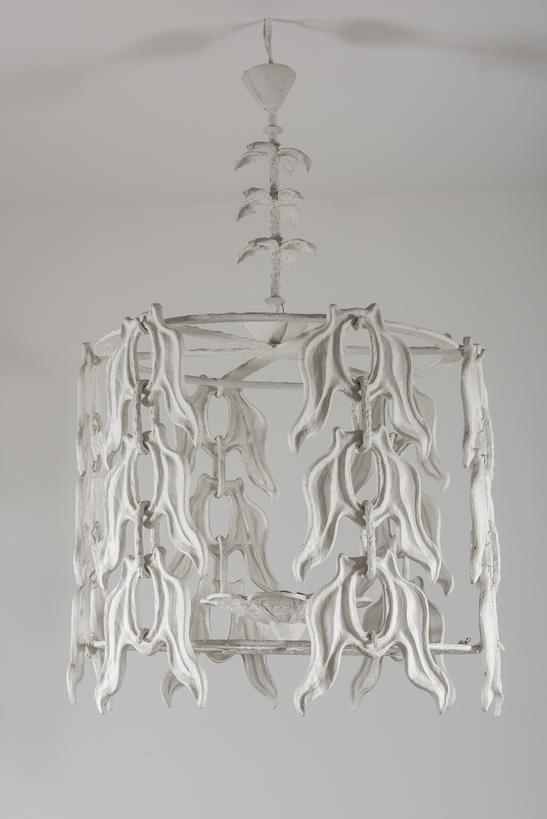 Diego Giacometti - Lustre "à motif de feuilles"