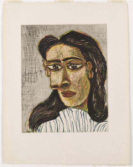 Picasso - Tête de femme n°3. Portrait de Dora Maar - MP2861 - 19-508324