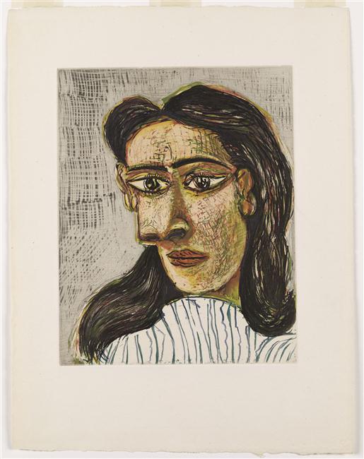Picasso - Tête de femme n°3. Portrait de Dora Maar - MP2861 - 19-508324