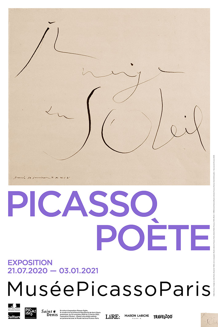 Affiche Picasso poète - Juillet 2020
