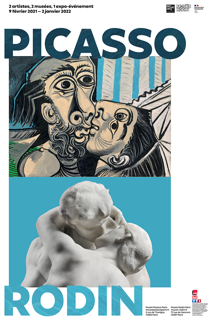 Affiche Picasso-Rodin 