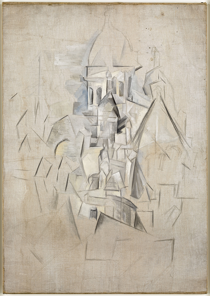 Pablo Picasso, « Le Sacré-Cœur », 1910, Huile sur toile, 92,5 x 65 cm, Musée national Picasso-Paris, MP30