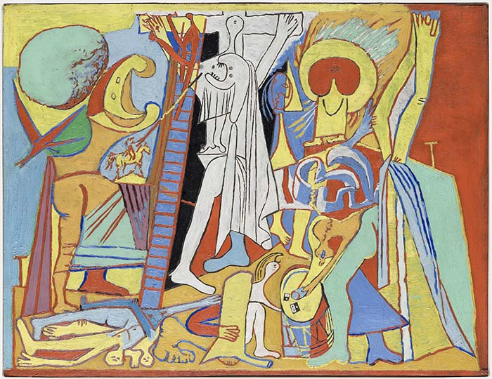 Pablo Picasso, « La Crucifixion », 1930, Huile sur toile, 51,5 x 66,5 cm, Musée national Picasso-Paris, MP122