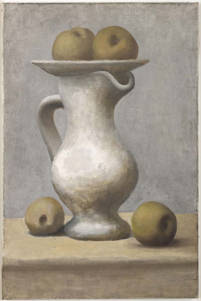 Pablo Picasso, « Nature morte au pichet et aux pommes », 1919, Huile sur toile, 65 x 43 cm, Musée national Picasso-Paris, MP64
