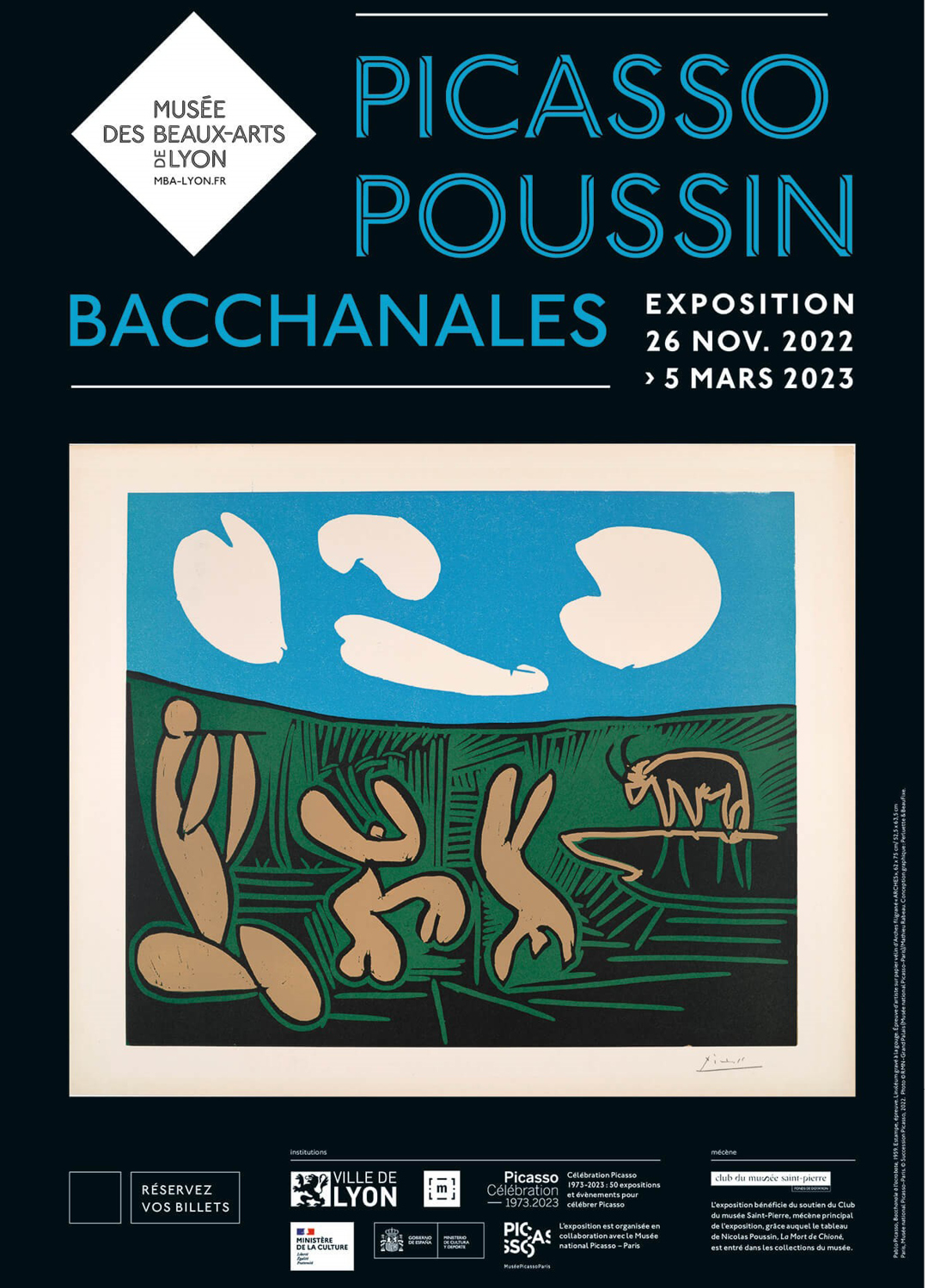 picasso, poussin, bacchanales