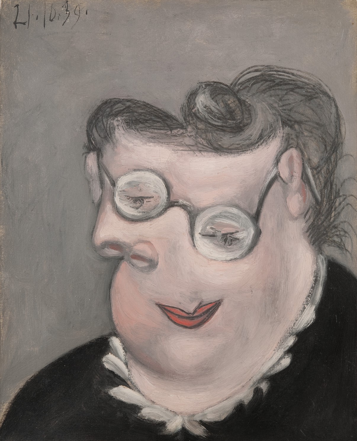 Pablo Picasso, Portrait d’Émilie Marguerite Walter (dite « Mémé ») Royan, 21 octobre 1939, Musée national Picasso-Paris, Dation Maya Ruiz-Picasso 2021 © RMN-Grand Palais (Musée national Picasso-Paris) / Rachel Prat © Succession Picasso 2022