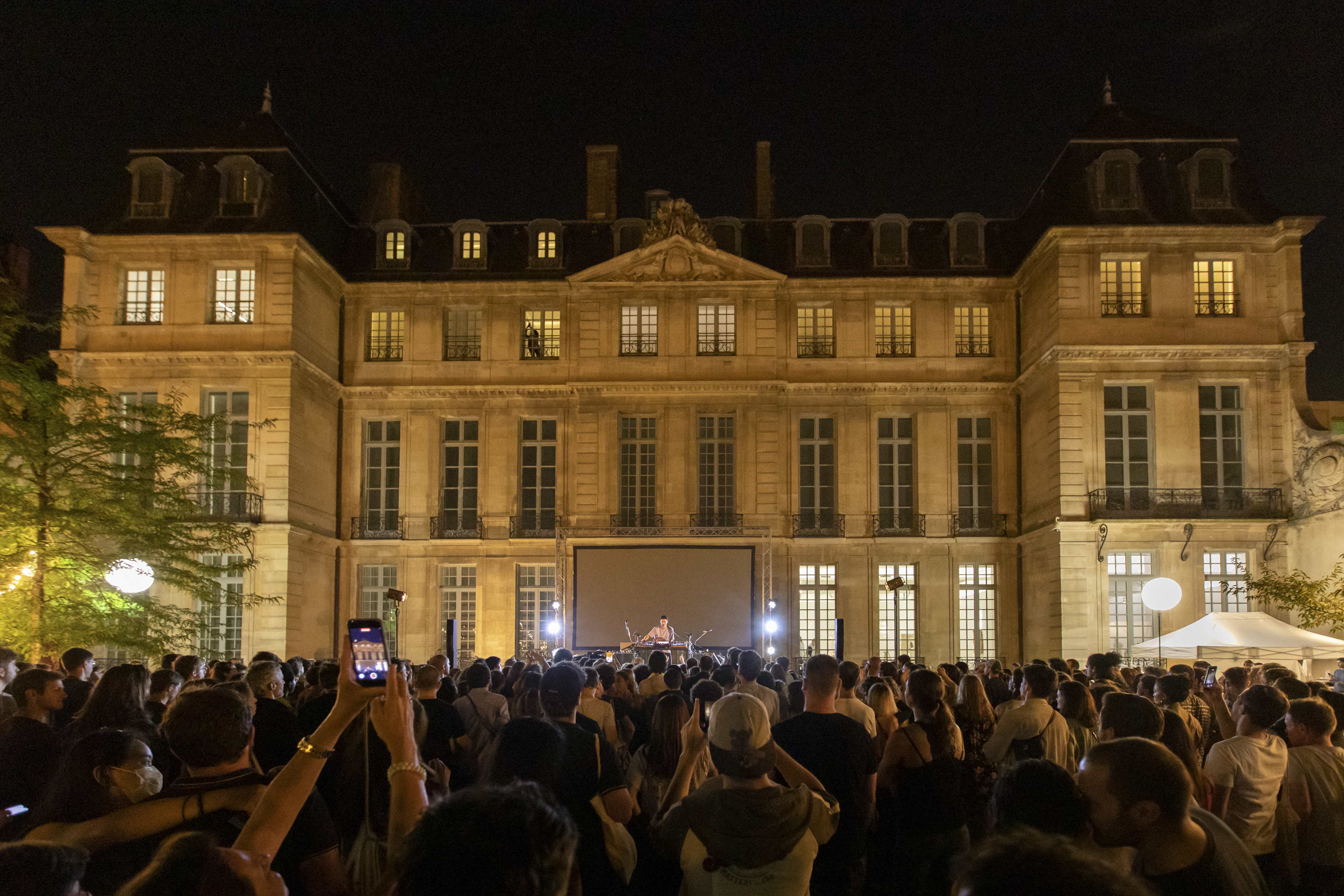 Vue du musée Picasso 