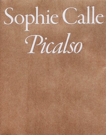 Catalogue exposition Sophie Calle