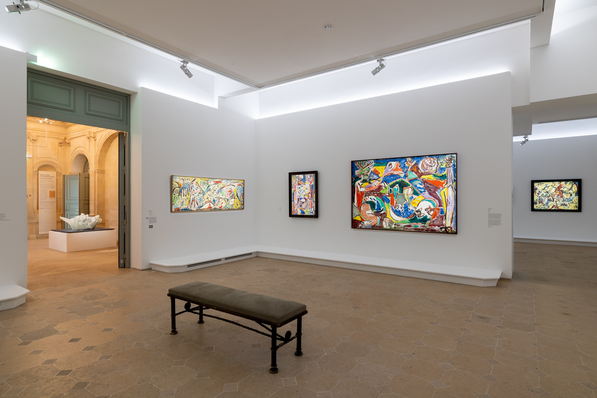 Vue d'exposition "Jackson Pollock : Les premières années (1934-1947)"