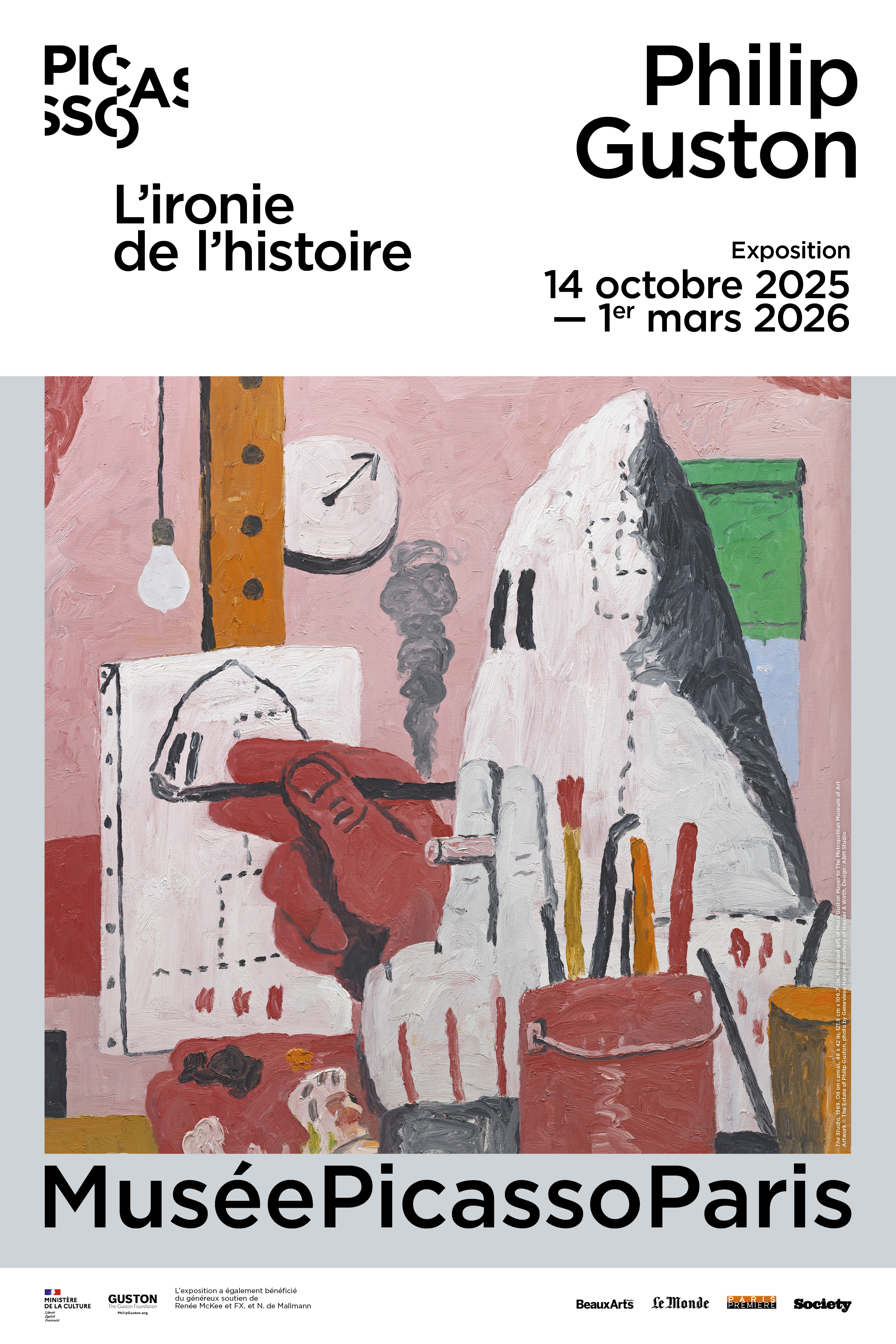 Press Release "Philip Guston. L'ironie de l'Histoire"